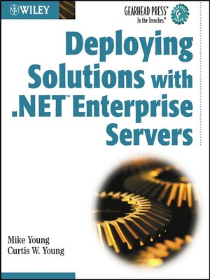 cover image of Deploying Solutions with .NET Enterprise Servers
